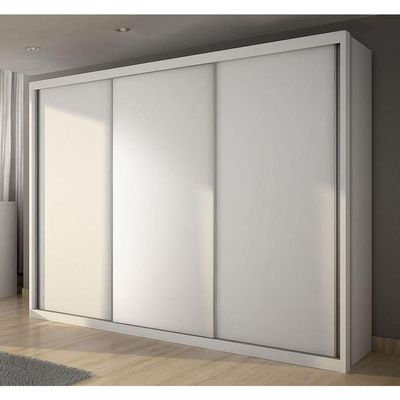 Guarda Roupa Casal 3 Portas 6 Gavetas - Paradizzo Gold-branco - Móveis Horizonte