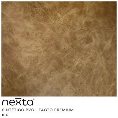 Sofá Curvo 2 Lugares 150cm Eron Braço Esq. Corano Sintético Caramelo - Nexta Casa