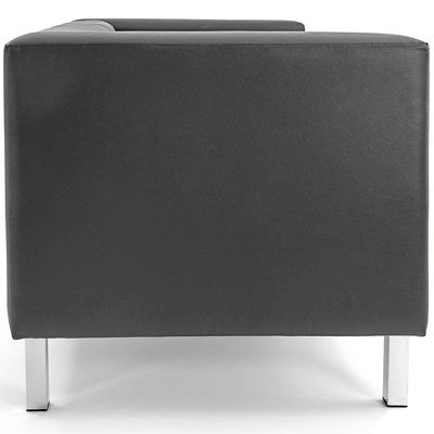 Sofá 03 Lugares Para Sala Decorativa Kubo 210 Cm Corano Cinza - Nexta Casa