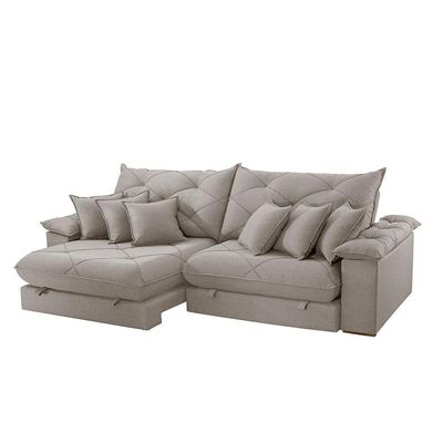 Sofá ágata Veludo Dois Módulos De 80 Cm B25 Meu Sofá Online B026 Veludo Prata