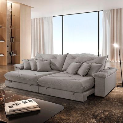 Sofá ágata Veludo Dois Módulos De 80 Cm B25 Meu Sofá Online B026 Veludo Prata