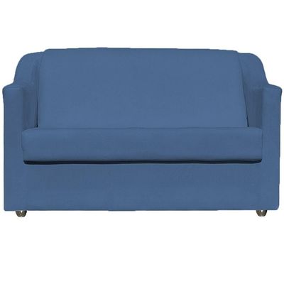 Kit Namoradeira Decorativa + 4 Poltronas Para Sala Manicure Recepção Consultório Mila Suede