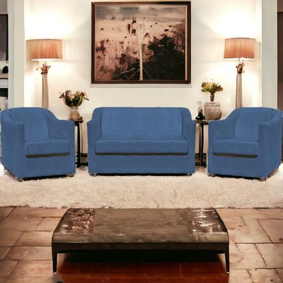 Kit Namoradeira Decorativa + 4 Poltronas Para Sala Manicure Recepção Consultório Mila Suede