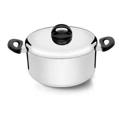 Panela Caçarola Eterna Polida 28 Cm 6,3 Litros Reforçada - Nigro