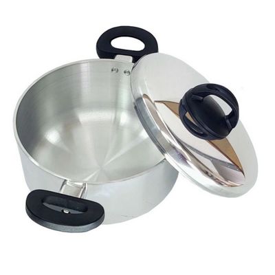 Panela Caçarola Eterna Polida 28 Cm 6,3 Litros Reforçada - Nigro