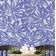 Papel de Parede Moderno Folhagem Tropical Azul, Vinil Autoadesivo, Aplicação Fácil DIY para Quarto, Armários e Ambientes - S4Sassy 63,5 cm (L) × 304,8 cm (C) / Azul - Vinil Liso