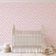 Papel Contact Rosa Contemporâneo Removível Estampa Traços Azuis para Paredes, Armários e Cômoda, Vinílico Autoadesivo Impermeável - S4sassy 63,5 cm (L) × 304,8 cm (C) / Rosa - Vinil Liso