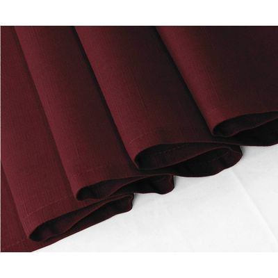 Caminho de Mesa Bordô Elegante para Decoração de Mesa, Decoração para Casa, Casamentos, Festas e Feriados - Vargottam 35,56 Cm (L) × 182,88 Cm (C) / Vermelho