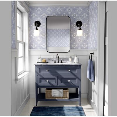 Papel de Parede Autoadesivo Vinílico Azulejo Floral Ornado Roxo, DIY Fácil para Quarto Estilo Farmhouse, Sala, Armários - S4Sassy 63,5 cm (L) × 304,8 cm (C) / Roxo - Vinil Liso