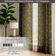 Cortinas Extra Longas de Algodão para Tetos Altos/Portas Francesas - Filtra Luz, Canaleta/Alças - 2 Painéis - Flores Botânicas - Vargottam 132,08 Cm (L) × 182,88 Cm (C) / Verde