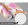Papel de Parede Buquê de Rosas Aquarela Rosa Autoadesivo em Vinil Decorativo Fácil DIY Para Quarto e Sala - S4Sassy 63,5 cm (L) × 304,8 cm (C) / Rosa - Vinil Liso
