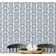 Vinil Autoadesivo Removível Arco Geométrico, Mural Moderno Azul para Quarto, Banheiro, Lavanderia e Closet - S4Sassy 63,5 cm (L) × 609,6 cm (C) / Azul - Vinil Liso