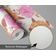 Papel de Parede Buquê de Rosas Aquarela Rosa Autoadesivo em Vinil Decorativo Fácil DIY Para Quarto e Sala - S4Sassy 63,5 cm (L) × 914,4 cm (C) / Rosa - Vinil Texturizado