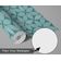 Papel de Parede Vinílico Autoadesivo (Papel Contact) Estampa Floral Dot Blossom Verde Impermeável Removível para Quartos e Salas - S4Sassy 63,5 cm (L) × 152,4 cm (C) / Verde - Vinil Liso