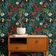 Papel de Parede Vinílico Autoadesivo e Removível Safari Exótico Chic À Prova d'Água Multicolorido para Quartos e Locatários - S4Sassy 63,5 cm (L) × 304,8 cm (C) / Multicolorido - Vinil Texturizado