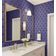 Papel de Parede Vinílico Autoadesivo Liso Estampa Paisley Estilo Asiático Revestimento Decorativo Instalação Fácil Quarto e Sala - S4Sassy 63,5 cm (L) × 152,4 cm (C) / Roxo - Vinil Texturizado