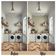 Vinil Autoadesivo Removível Floral Diagonal Buti, Mural Asiático para Banheiro, Lavanderia e Interior de Closet, Bege - S4Sassy 63,5 cm (L) × 609,6 cm (C) / Bege - Vinil Texturizado
