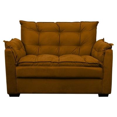 Sofá Confortável 1,40 Pequeno Compacto Small Cobre