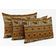 Capas de Almofada Luxuosas Estampadas Tema Amarelo, Capas Decorativas, Capa para Almofada Lombar - Vargottam 50,8 Cm × 30,48 Cm / Amarelo