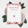 50 Cartões Florais para Chá de Noiva e Despedida de Solteira, em Lote, Quadrados em Branco, Preenchíveis, Ideias de Presente - Inkdotpot 12,7 Cm × 17,78 Cm / Branco - Bingo da Noiva