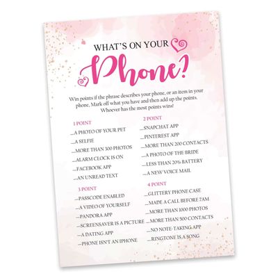 50 Cartões de Jogo Quadrados em Branco com Respingo em Aquarela para Chá de Noiva, Casamento e Despedida de Solteira - Inkdotpot 12,7 Cm × 17,78 Cm / Branco - O Que Tem no Seu Celular