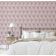 Papel de Parede Autoadesivo Estampa Snowdrop Branca, Vinílico Impermeável Removível Rosa para Inquilinos, Quarto e Sala de Jantar - S4sassy 63,5 cm (L) × 152,4 cm (C) / Rosa - Vinil Liso