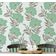 Papel de Parede Autoadesivo Azul com Estampa de Folhagem e Flores, Vinílico Impermeável Removível, Quarto e Sala de Jantar - S4sassy 63,5 cm (L) × 609,6 cm (C) / Verde - Vinil Liso