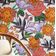 Revestimento de Parede Autoadesivo Removível, Estampa Floral Folk Chique Laranja para Banheiro e Lavanderia, Vinil - S4Sassy 63,5 cm (L) × 609,6 cm (C) / Laranja - Vinil Texturizado