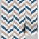 Papel de Parede Autoadesivo Estampa Espinha de Peixe Listrada Azul, Vinil Removível para Parede de Entrada, Decoração Fácil - S4sassy 63,5 cm (L) × 609,6 cm (C) / Azul - Vinil Liso