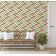 Papel de Parede Autoadesivo Zigzag Labirinto Verde, Vinil Removível DIY, Papel Contact para Parede de Entrada, Decoração Fácil - S4sassy 63,5 cm (L) × 609,6 cm (C) / Verde - Vinil Liso