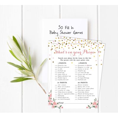 Conjunto com 50 Confetes para Chá de Bebê e Revelação do Sexo, Cartões ABC É Menino / É Menina Acessórios para Festa - Inkdotpot 12,7 Cm × 17,78 Cm / Branco - O Que Tem no Seu Celular