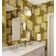 Papel de Parede Estampa de Folhas Patch, Estilo Asiático, Vinil Autoadesivo, Aplicação DIY Fácil para Quarto e Sala - Verde - S4Sassy 63,5 cm (L) × 152,4 cm (C) / Verde - Vinil Liso