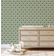 Papel de Parede Estampado Arco de Palmeiras - Bege, Vinil Autoadesivo, Revestimento Decorativo, Aplicação Fácil para Quarto e Sala - S4Sassy 63,5 cm (L) × 914,4 cm (C) / Bege - Vinil Texturizado