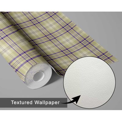 Papel de Parede Xadrez Clássico Verde, Vinil Autoadesivo, Revestimento Decorativo Fácil de Aplicar para Quarto, Sala e Ambientes - S4Sassy 63,5 cm (L) × 152,4 cm (C) / Verde - Vinil Texturizado