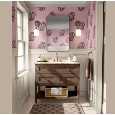 Papel de Parede Paisley Buta Estilo Asiático Autoadesivo, Revestimento Decorativo Fácil para Quarto, Sala e Ambientes - Verde - S4Sassy 63,5 cm (L) × 152,4 cm (C) / Verde - Vinil Liso
