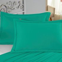 Porta Travesseiro Matelado Nobre 1 Peça Malha 100% Algodão - Jade