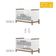Berço Americano Mini Cama Ternura Branco-jequitibá - Móveis Henn Branco-jequitibá