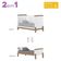 Berço Americano Mini Cama Ternura Branco-jequitibá - Móveis Henn Branco-jequitibá