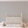 Papel de Parede Vinílico Autoadesivo Estampa Folha de Pinheiro Monocromo Cinza Impermeável Para Dormitório, Sala e Locatários - S4Sassy 63,5 cm (L) × 304,8 cm (C) / Cinza - Vinil Liso