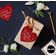 Etiquetas para Pendurar em Papel Metalizado 'Happy Valentine's Day' para Lembrancinha de Dia dos Namorados - Inkdotpot 50 Etiquetas Metalizadas / Vermelho - Ouro Rosé