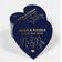 Tags de Papel para Pendurar de Lembrancinhas 'Hugs & Kisses' em Foil das The Wedding Tags - Inkdotpot 50 Etiquetas Metalizadas / Azul - Dourado