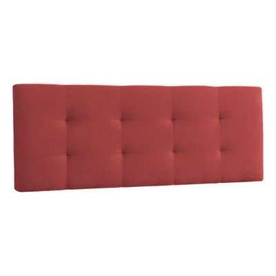 Canto Alemão Recamier Bau + Painel Madri 160cm Suede Bordo - Inova Decor