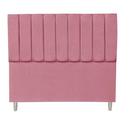 Cabeceira Casal 1,40m Holanda Suede Rosa - Pallazio