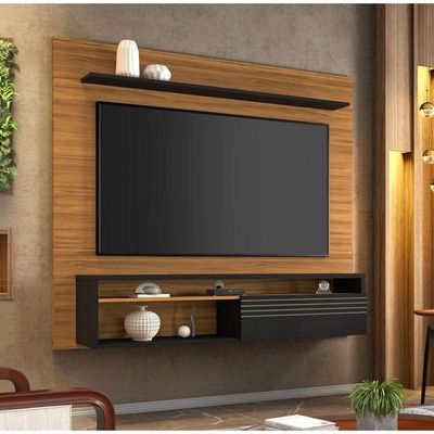 Painel Para Tv Nt 1100 Freijó Com Preto - Notável