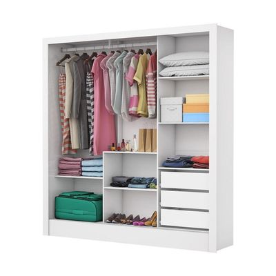 Guarda Roupa 3 Portas 3 Gavetas Sapphire -grand Line