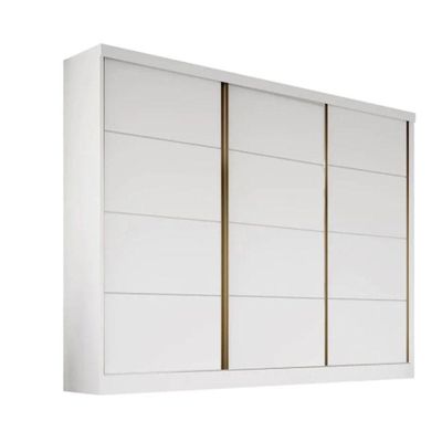 Guarda-roupa Casal 3 Portas -branco Bianchi