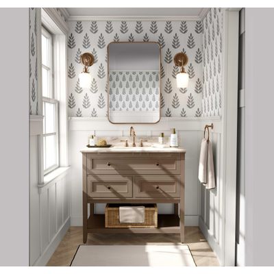 Papel de Parede Vinílico Autoadesivo Mini Folhas Chique, Impermeável Cinza, Removível para Quartos, Salas, Locatários e Armários - S4Sassy 63,5 cm (L) × 914,4 cm (C) / Cinza - Vinil Liso