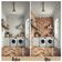 Papel de Parede Vinílico Autoadesivo Folhagem Chic Impermeável Marrom Removível para Quartos, Salas, Espaços Alugados e Armários - S4Sassy 63,5 cm (L) × 609,6 cm (C) / Marrom - Vinil Liso