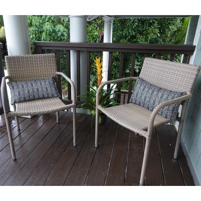 Capa Lombar de Poliéster Interno/Externo, Retangular Impermeável para Todas as Intempéries, para Móveis de Pátio - Vargottam 30,48 Cm × 60,96 Cm / Azul
