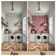 Papel de Parede Vinílico Autoadesivo Estampa Folha Chique Rosa À Prova d'Água Removível para Quartos, Salas e Armários - S4Sassy 63,5 cm (L) × 609,6 cm (C) / Rosa - Vinil Texturizado